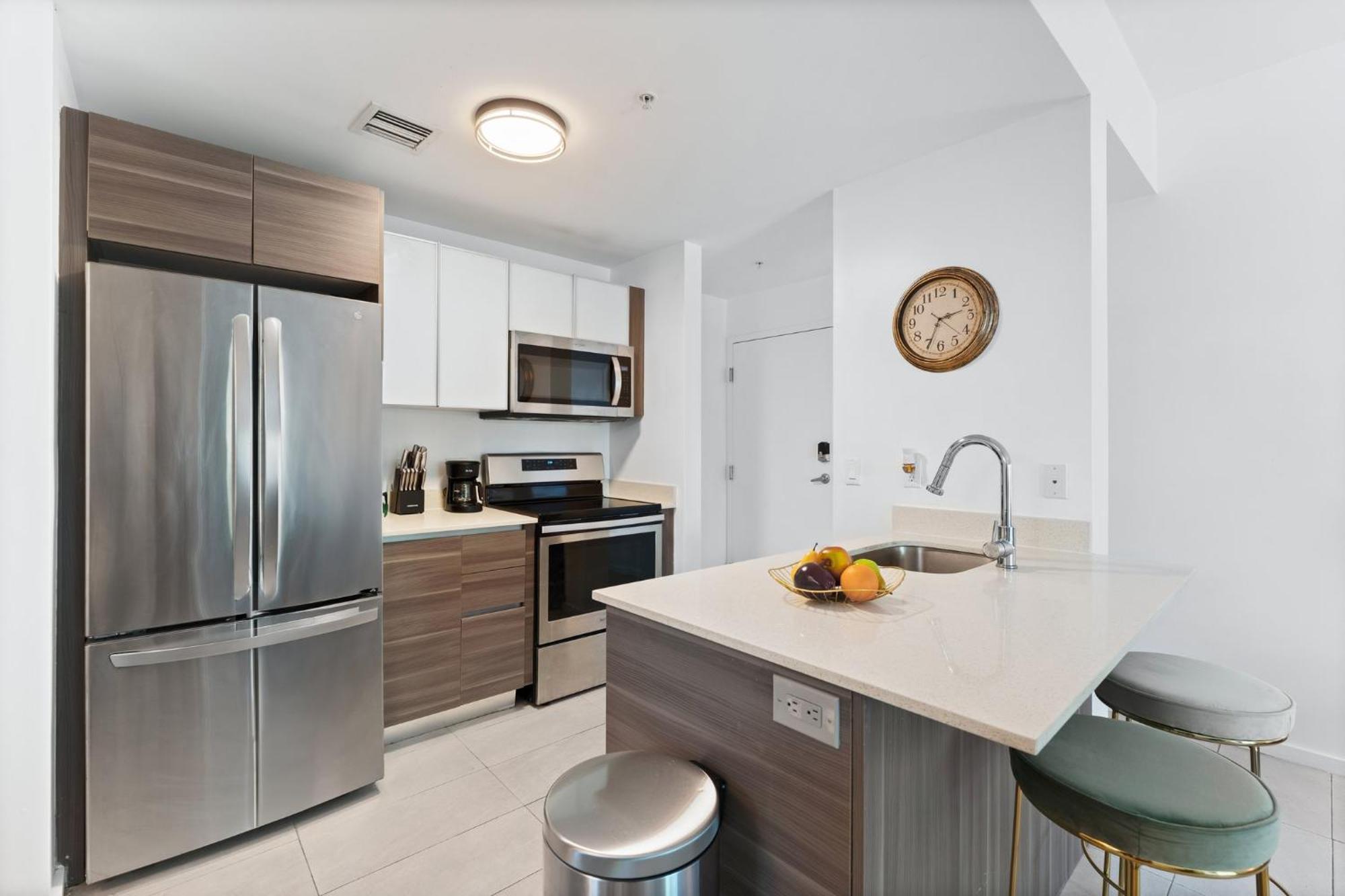 Modern Apartment In Edgewater Miami Ruang foto