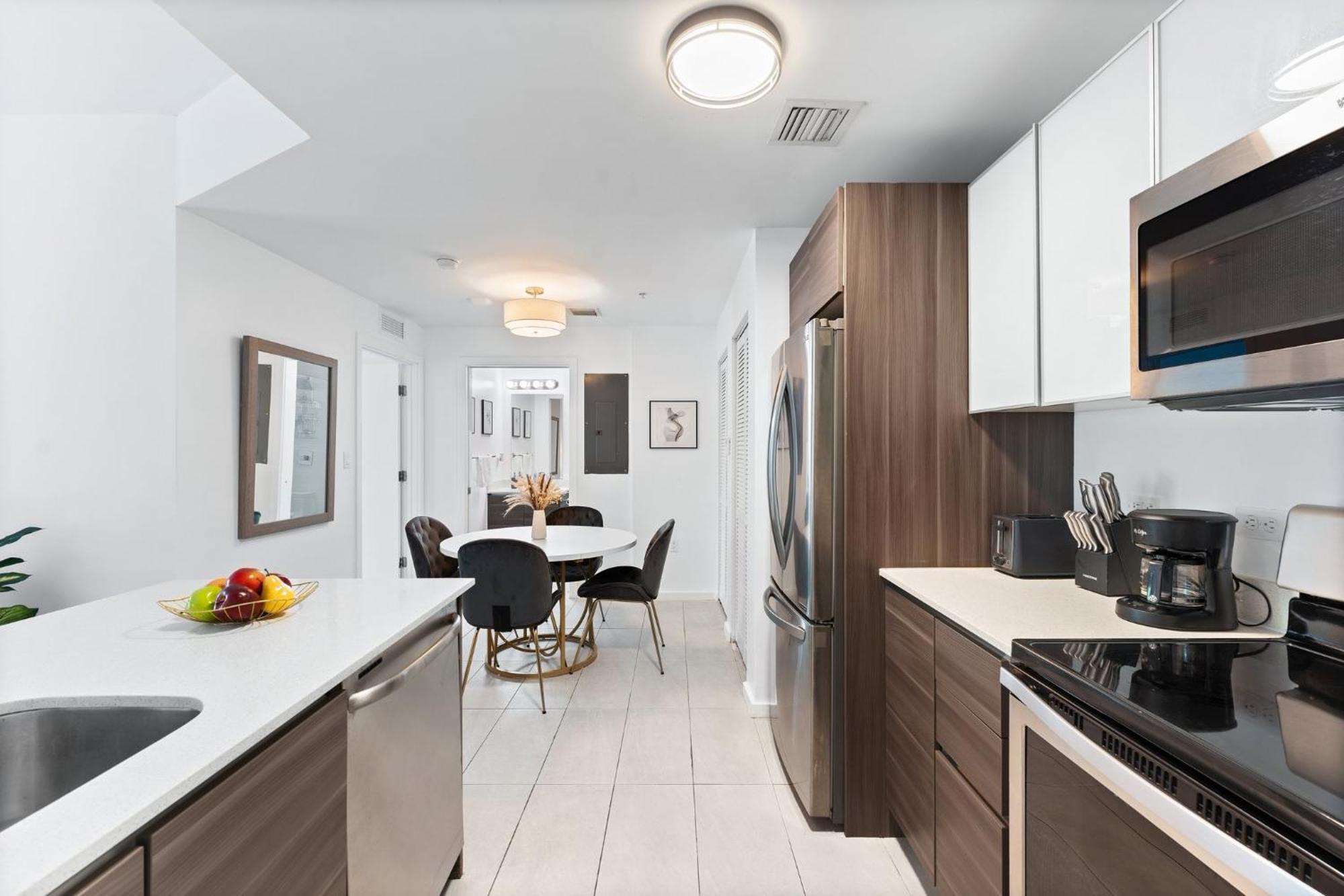 Modern Apartment In Edgewater Miami Ruang foto
