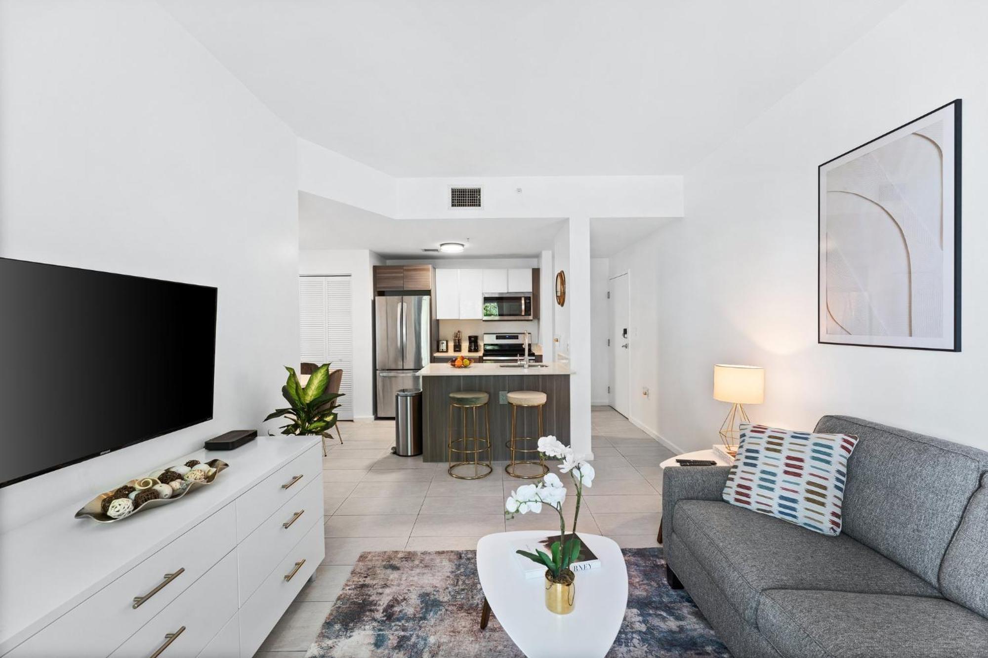 Modern Apartment In Edgewater Miami Ruang foto
