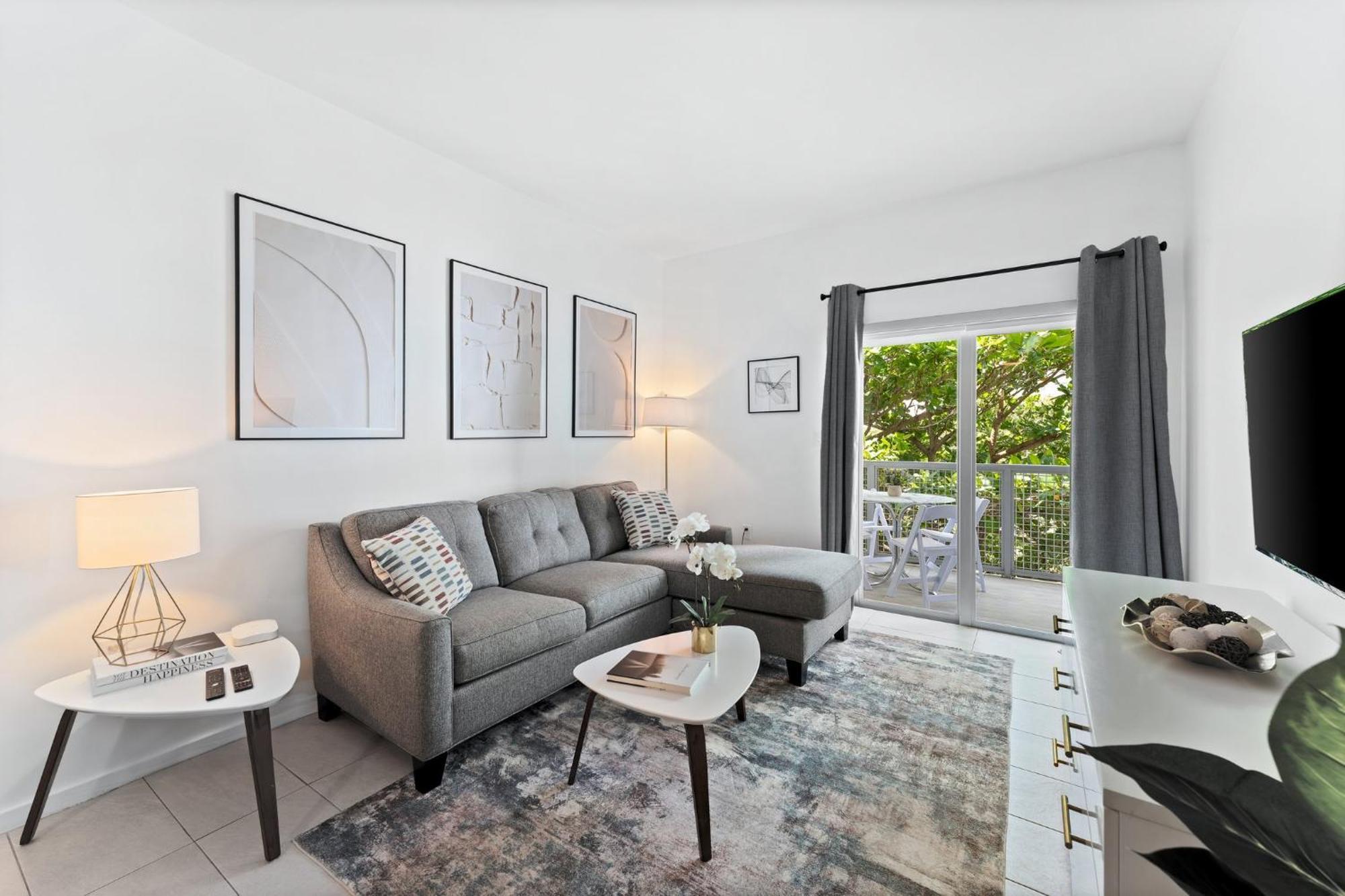 Modern Apartment In Edgewater Miami Ruang foto