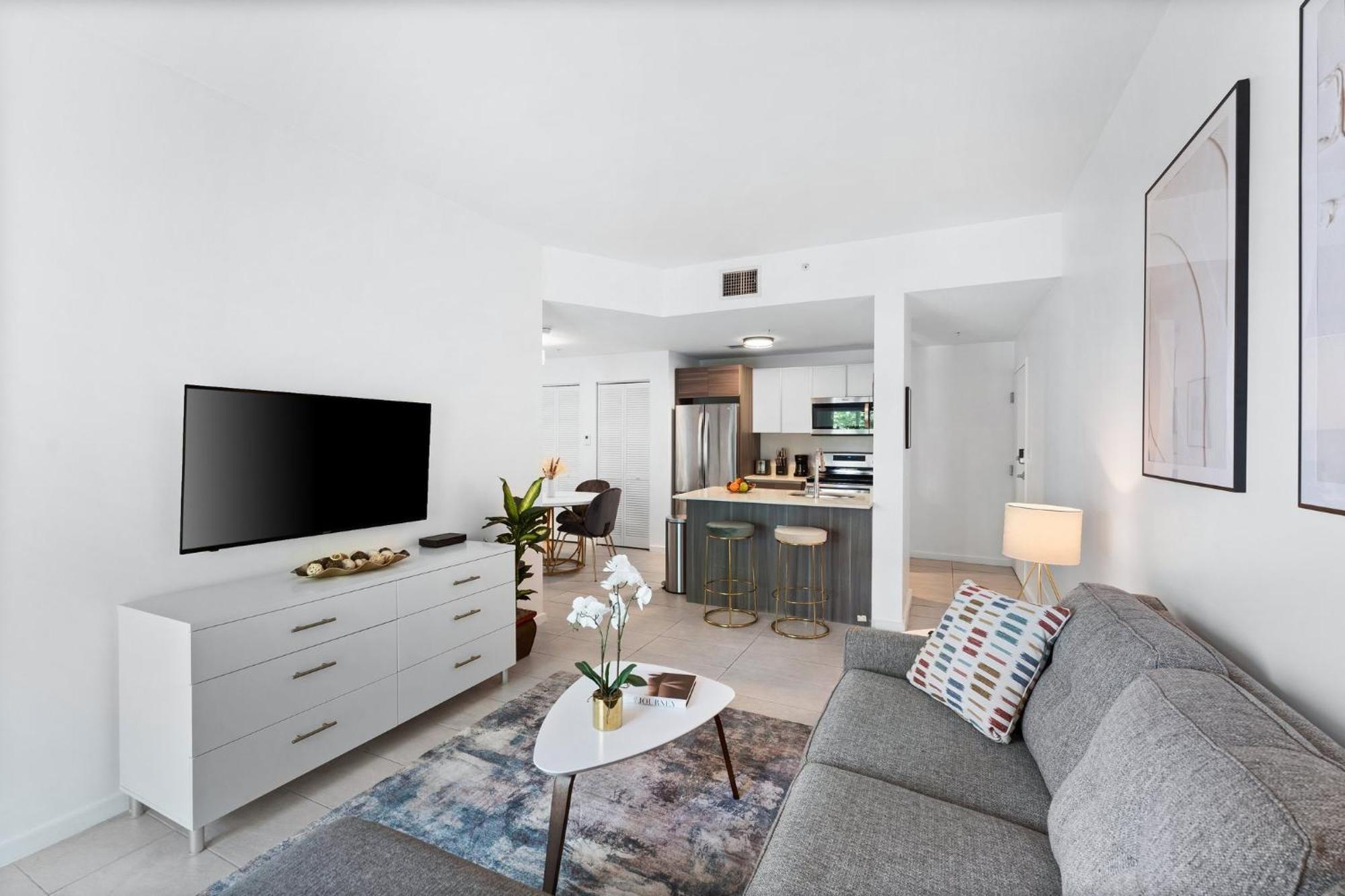 Modern Apartment In Edgewater Miami Ruang foto